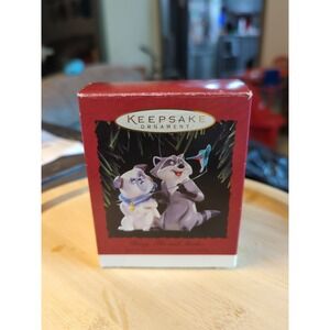 1995 Hallmark Disney Pocahontas Percy Flit and Meeko Keepsake Ornament